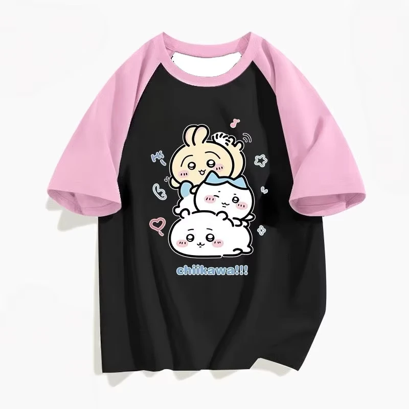 2026 Anime Chiikawa Usagi Momonga Hachiware Kurimanjuu T-Shirt Unisex Men Women Quick-dry Breathable Y2k Kawaii Jersey Gifts