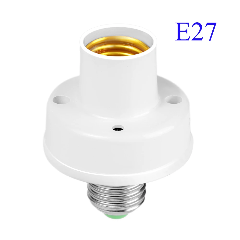 

E27 Microwave Radar Human Sensing Lamp Holder Lamp Holder Corridor Garage Intelligent Radar Sensing Lamp Holder 360 Degrees