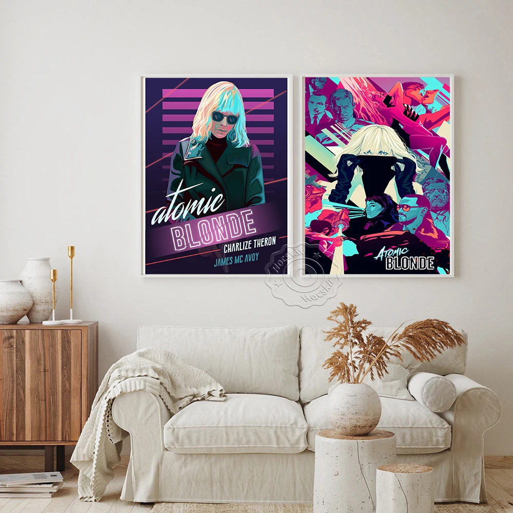 الذرية شقراء الإثارة الفيلم المشارك فيلم يطبع صور الحديثة الرسم على لوحات القماش الجدارية غرفة ديكور المنزل هدية