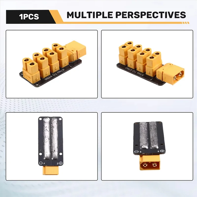 Y14A XT60 Power Distribution Board XT60 Connector XT60 Connector Male Female Plug 50Mm PCB Welding Board Plate For RC Car Boat P