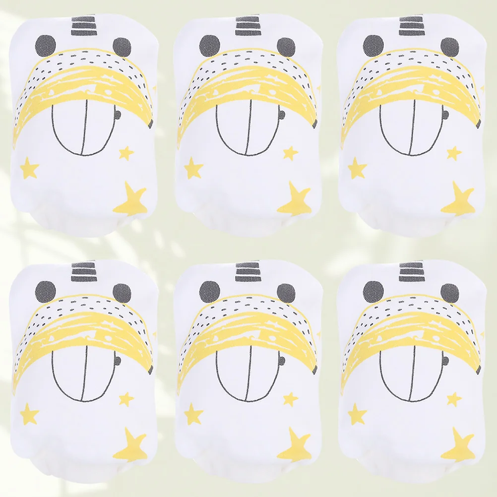 

3pcs Adjustable Anti-Scratch Cotton Baby Gloves Soft Skin-Friendly Infant Mitten For Newborn Toddlers White Hand Protection