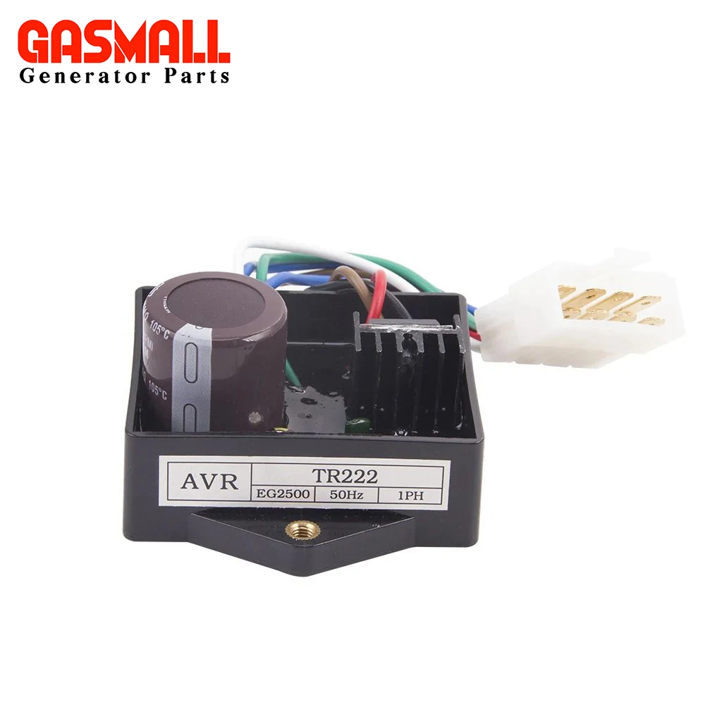 TR222 AVR Gasoline Generator Regulator Suitable for use with Honda Gasoline Generator EG2500 EG2200 EG1800 EG1400 50Hz 220V 8Wir