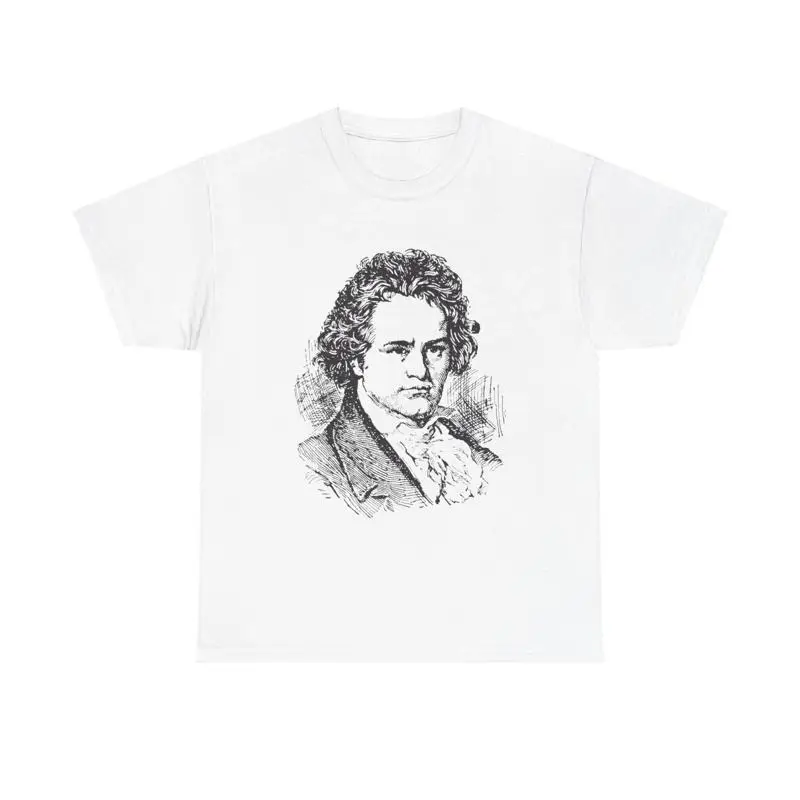 Beethoven Portrait T Shirt ludwig vintage pianist composer music classical tee