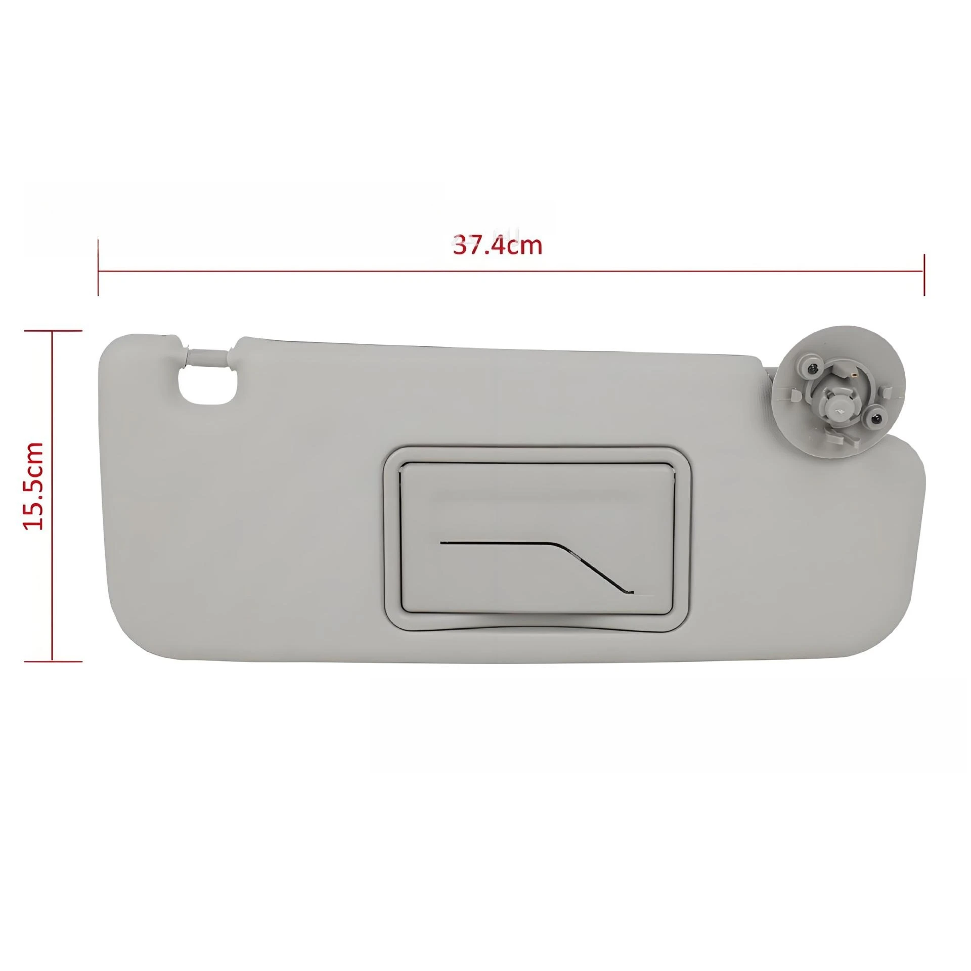 Image 3: Pour Chevrolet Aveo 2011 2012 2013 2014 2015 battre Aveo Cruze visière de voiture visière principale et copilote gris beige