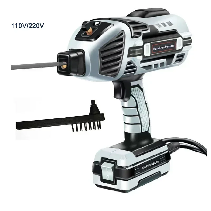 

4600W 110/220V Portable Handheld Arc Welder Machine Welding Tool Dual Voltage Welder With Work Clamp