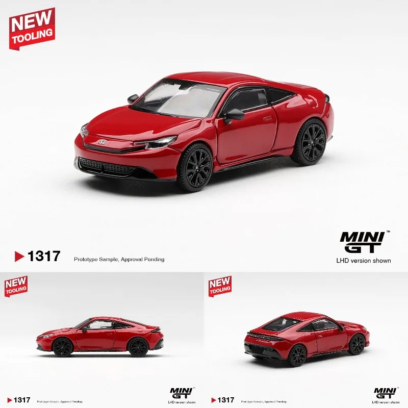 

MINI GT 1:64 Honda Prelude Rallye Cast Alloy Model Car Set - A gift toy for friends, an adult collection piece.