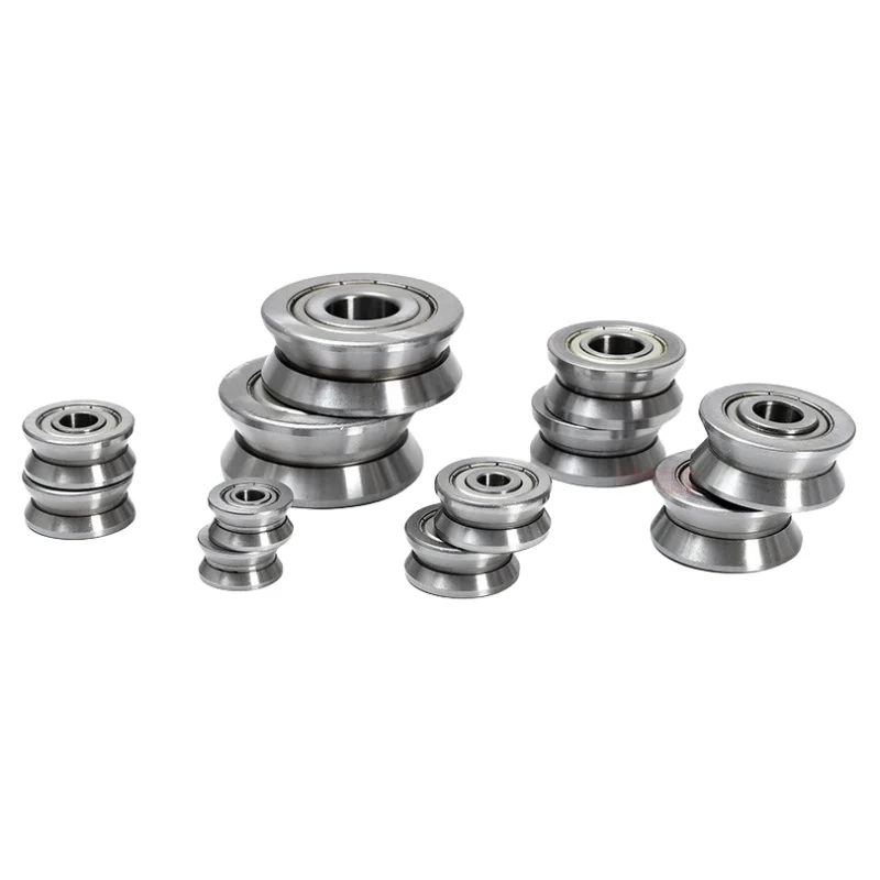 10pcs-100pcs LV20/7 LV20/7ZZ  V groove ball bearing Traces walking guide rail bearings 7*22*11mm pulley roller wheel bearing