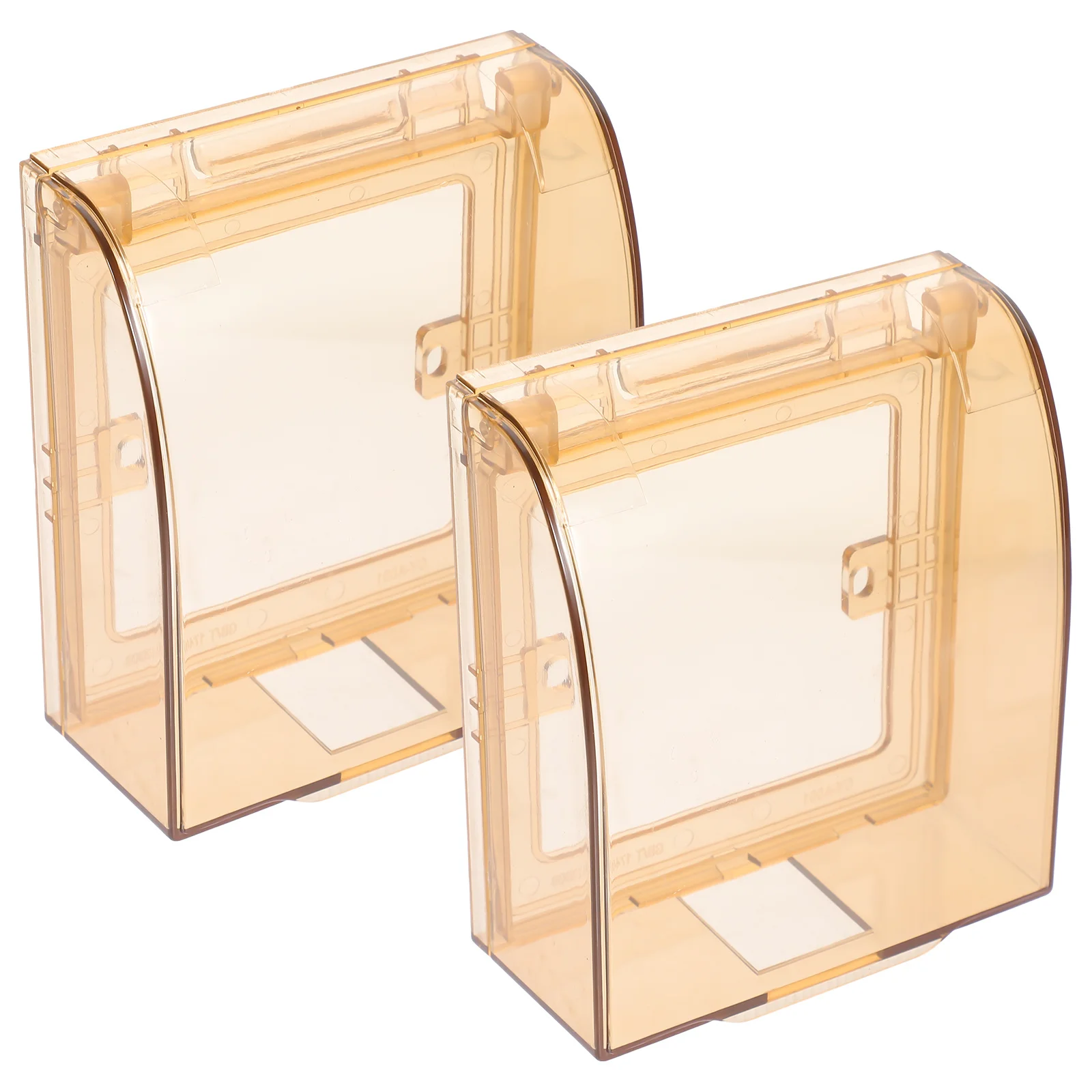 2 قطعة من أغطية المفاتيح الكهربائية المقاومة للأطفال من البولي بروبيلين للسلامة الكهربائية #1