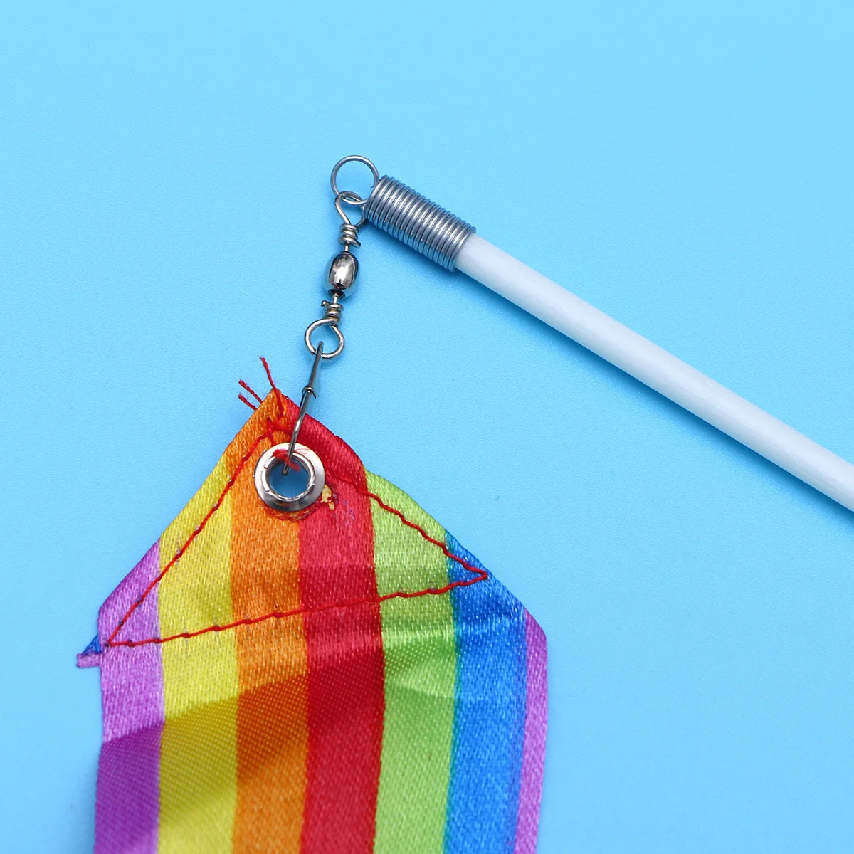 

4pc 4M Artistic Gymnastics Ribbon Vibrant Dance Performance Props For Training Circus Marching Band Color Guard Streamers