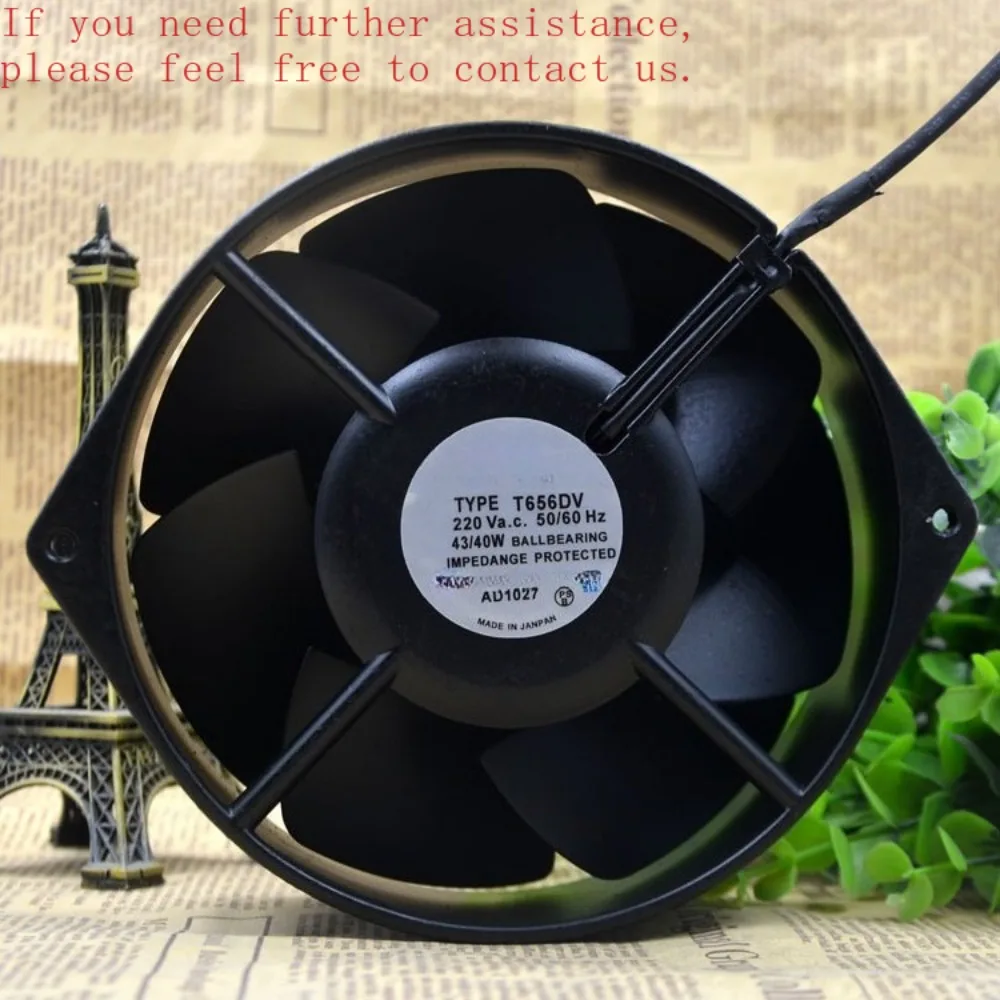 

Для Royal Fan 17 см 17255 220 В 43/40 Вт цельнометаллический вентилятор T656DV-TP