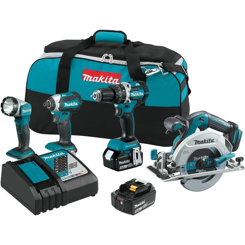 

Makita XT446T 18V LXT Lithium-Ion Brushless Cordless Combo Kit (4 Piece)