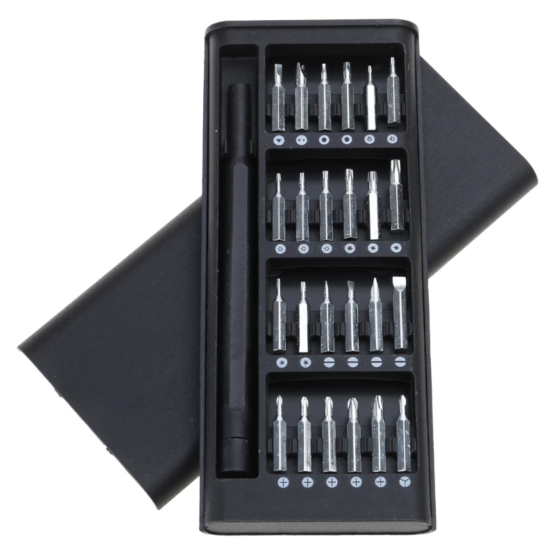 Juego destornilladores precisión 25 en 1 Destornillador precisión 25 en 1 destornillador pequeño para PC Gafas