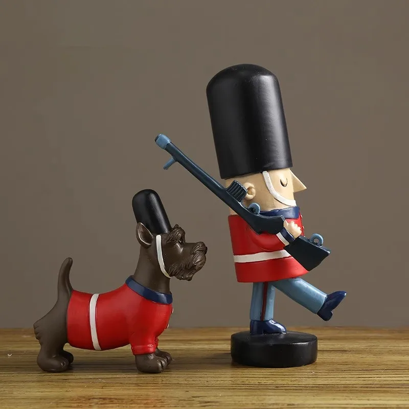 

American Style Miniature Puppet Ornaments, Home Decor, Living Room Decorations, Creative Red Wine Cabinet Decoration