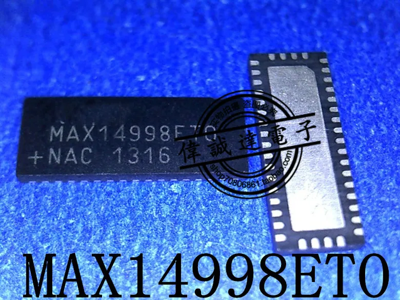 

10Pcs MAX14998ETO+T MAX14998 TQFN42 New