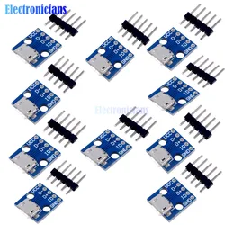 10PCS CJMCU Breakout Power Supply Module Micro USB Interface Power Adapter Board USB 5V Breakout Module For Arduino