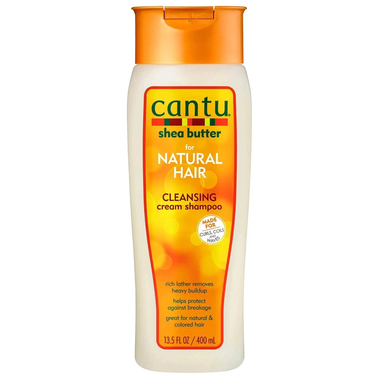 Cantu-crema limpiadora Natural para el cabello, crema Shapoo, Original, manteca de karité, 400ml