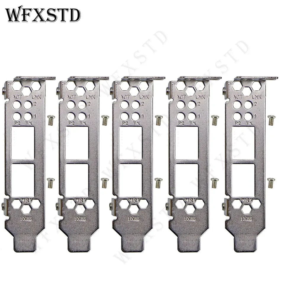 5pcs Low Baffle Profile Bracket For HP NC523SFP 593717-b21 593742-001 593715-001 Support Board