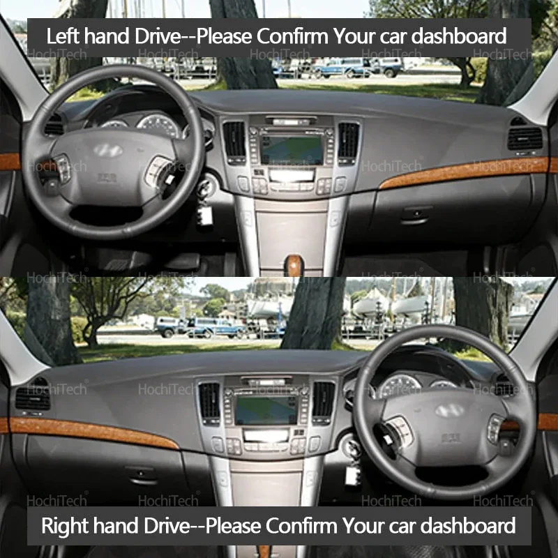 Interior Accessories Dashboard Cover Pad Sun Protection Pad UV Protection Mat for Hyundai Sonata Sonica NF 2005-2009