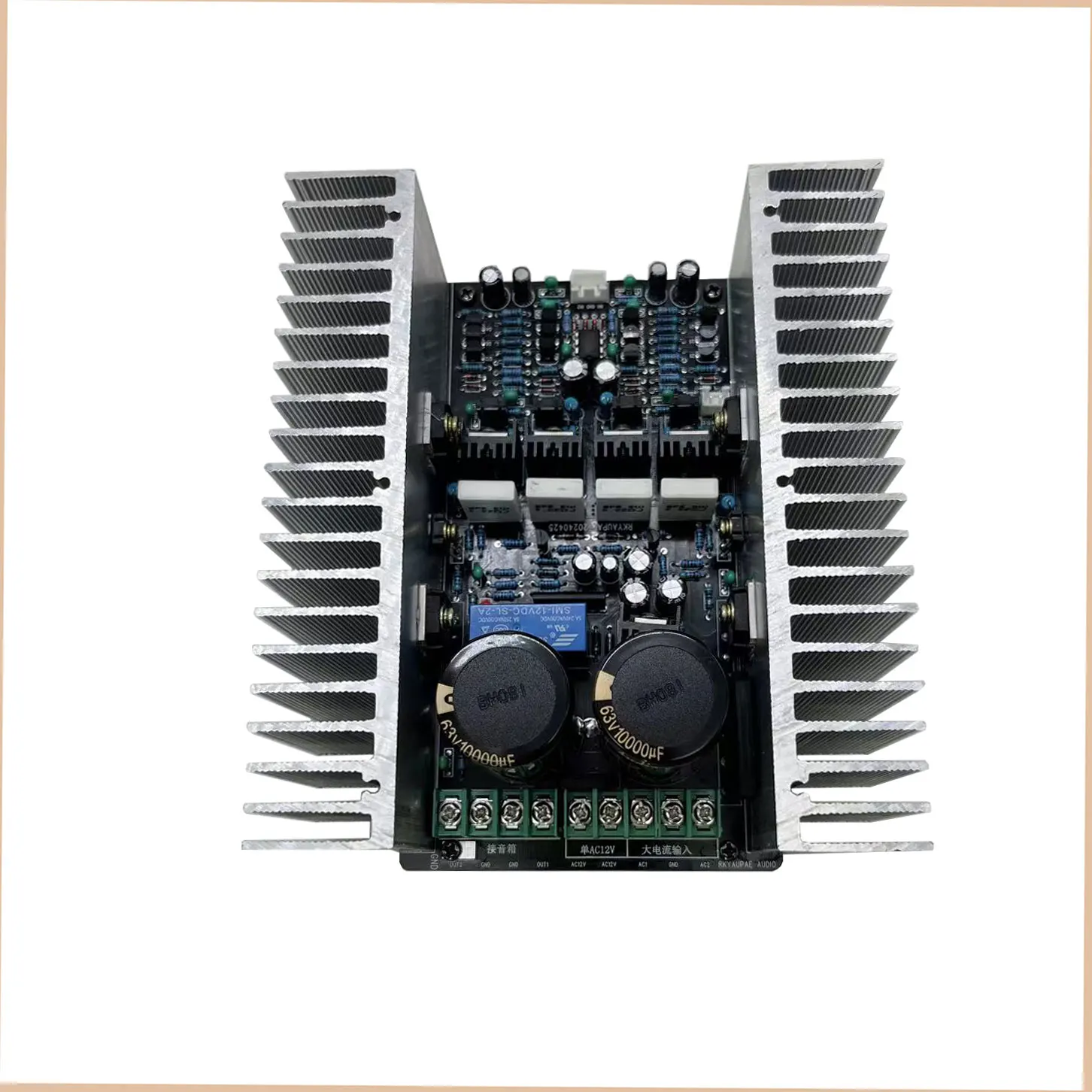 High Power Class AB Amplifier Board 150W Dual Channel Assembled ON Semi or Toshiba 1943 5200 Power Amp For HiFi Home Audio DIY