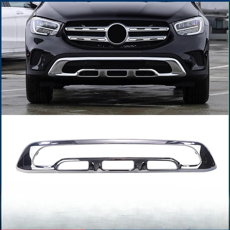 

Adapt to Mercedes-Benz GLC260L front bar decorative strip GLC300L front lip chrome-plated guard GLC front barelectroplated strip