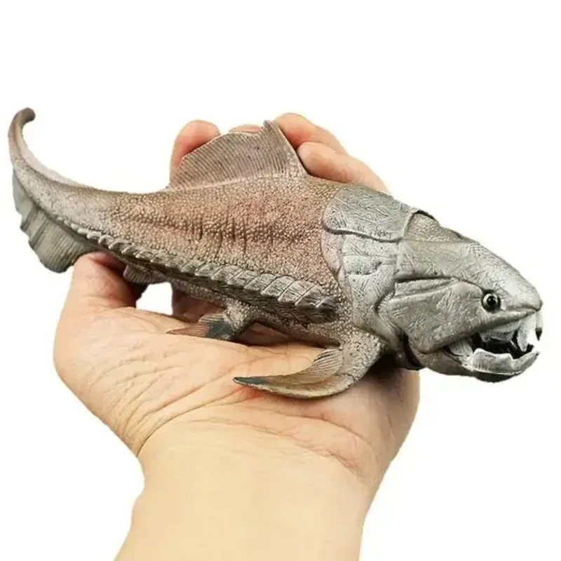 الديناصورات لعبة مجسمة Dunkleosteus ديناصور الأسماك الديكور عمل نموذج لجسم لعب للأطفال جمع #3