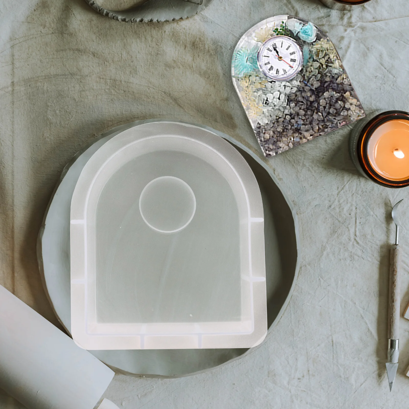 

DIY форма для часов, силиконовая эпоксидная смола, креативное искусство, забавный дизайн, изготовление пластинок для часов, высокое качество, устойчивая к разрыву, легкосъемная