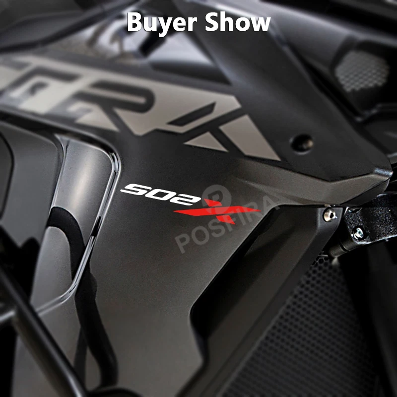 POSFIRA สติ๊กเกอร์รถจักรยานยนต์ไวนิลสําหรับ Benelli Trk 502X 502 X Trk502X อุปกรณ์เสริม 2017-2024 รถจักรยานยนต์กราฟิกโลโก้สัญลักษณ์