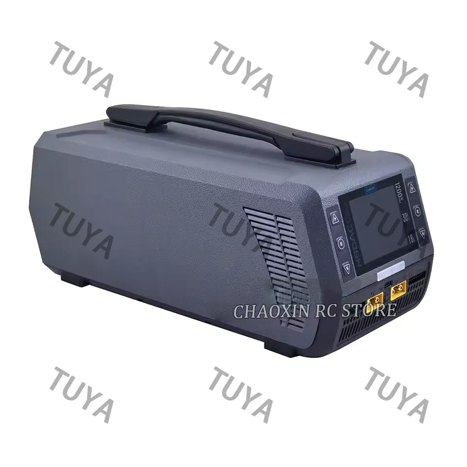 

M8DAC intelligent charger 2-channel 1-8S IPS display AC 1200W 50A 30A model car 1/5 1/6 1/7 fast charging