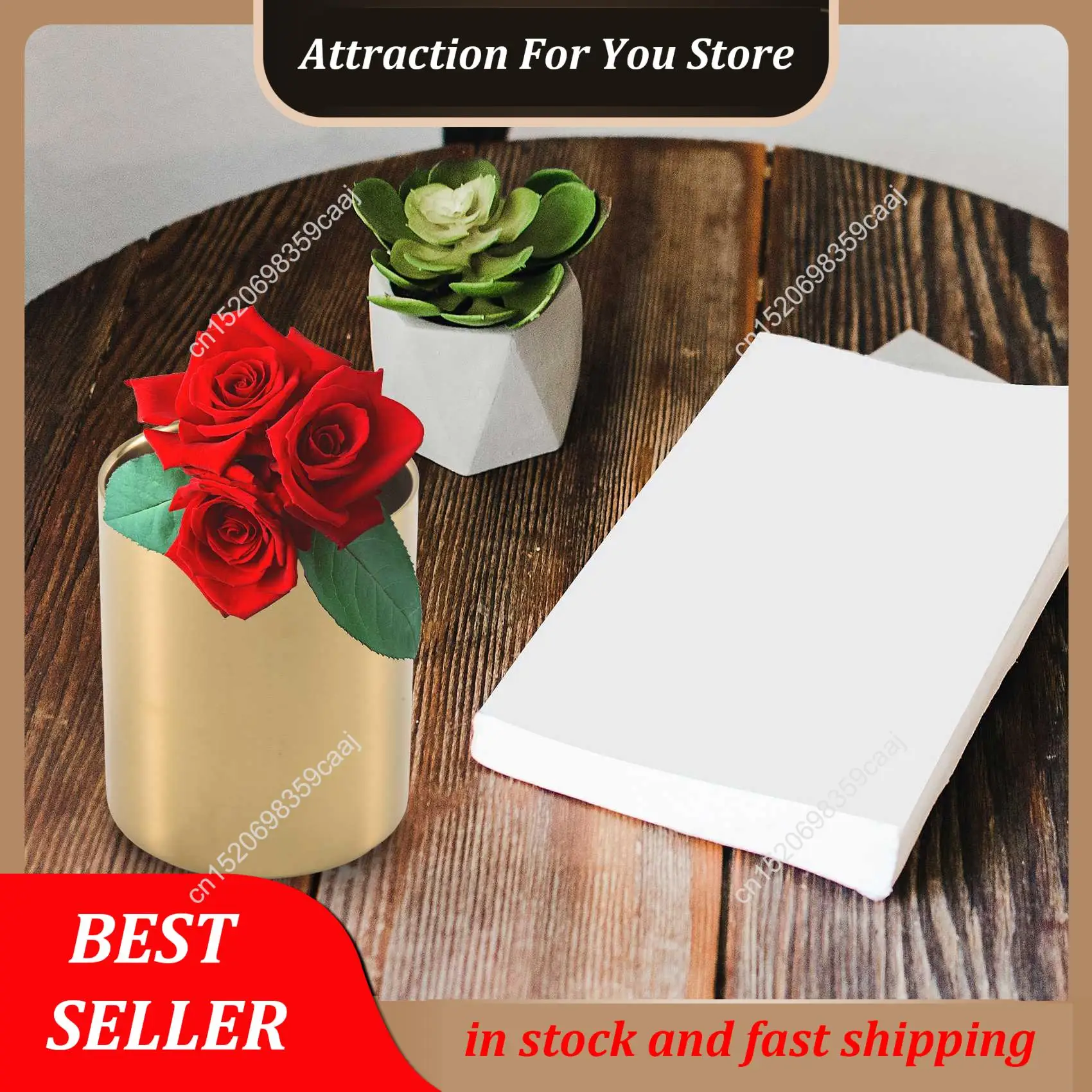 Hot Selling Gold Flower Vase Pen Holder Desktop Storage Container For House Office - Cylinder