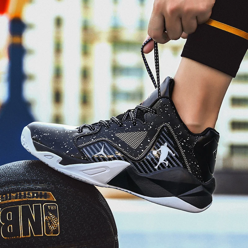 

Men Basketball Shoes Unisex Couple Street Basketball Culture Sports Shoes Basketball High Quality Sneakers Shoes Plus Size 31-40