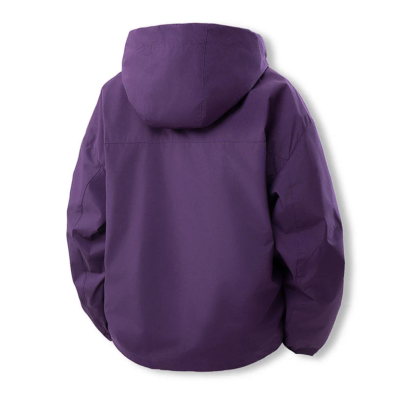 Jaket Tahan Air Hiking Pria Pop Autumn Mantel Berkerudung Mendaki Olahraga Cepat Kering Luar Ruangan Pria Jaket Penahan Angin Bernapas Pria 3