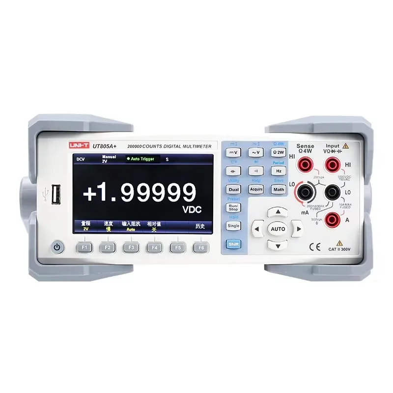 

UN I-T UT805A+ Digital Multimeters Auto Range 19999 Counts LCD Display Auto Range High Precision Benchtop Multimeter