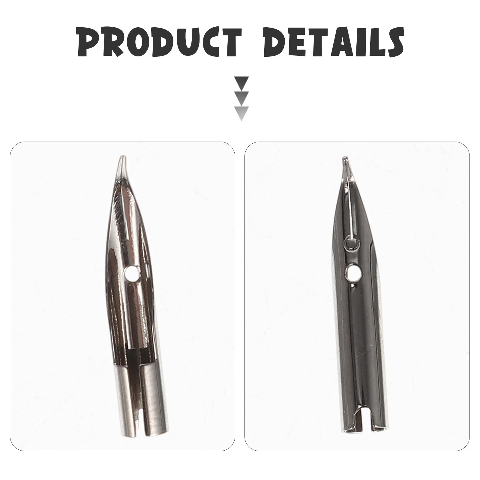 

20 шт., наконечники для ручек, принадлежности для гладкой письма, каллиграфии для студентов, художников, металлическое наконечник для ручек