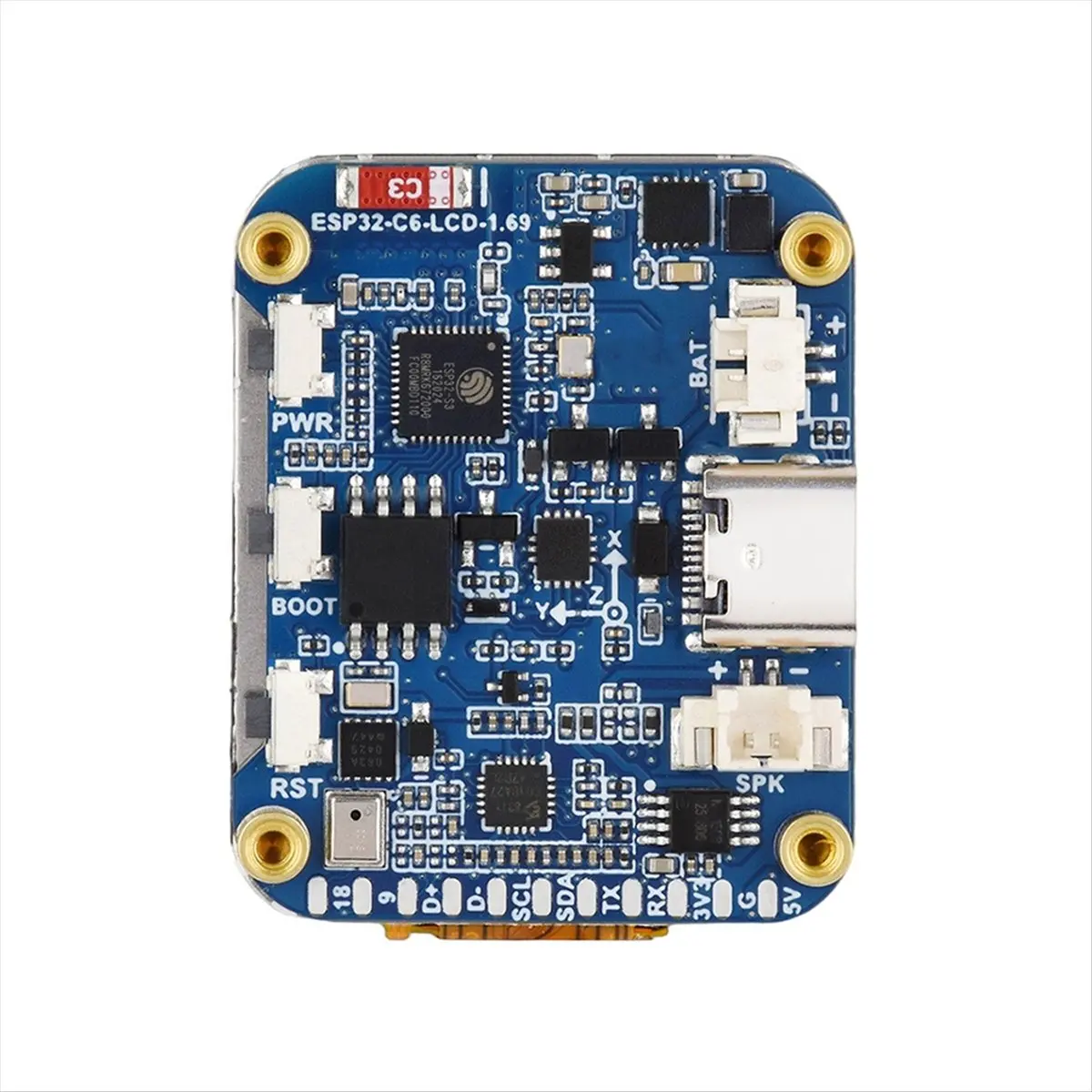 Top Sale -C6 1.69 Inch LCD Display Development Board 240x280 Resolution Programmable Smart Watch Features for