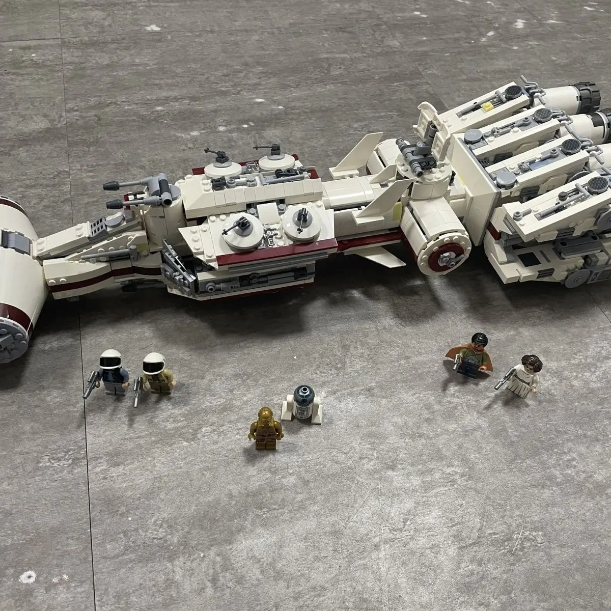 Nuevo modelo de nave espacial de la serie Star Wars Tandive IV 75244 de bloques de construcción chinos 2026, juguete de ensamblaje tipo rompecabezas