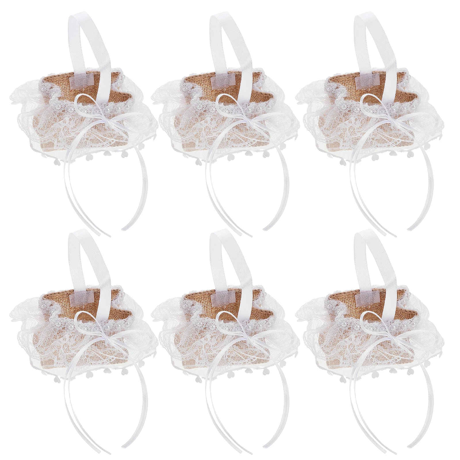 

6pcs Lace Candy Boxes Elegant for Party Wedding Favors Sturdy Material Unique Decorative Small Storage Portable Cookies Wrapping
