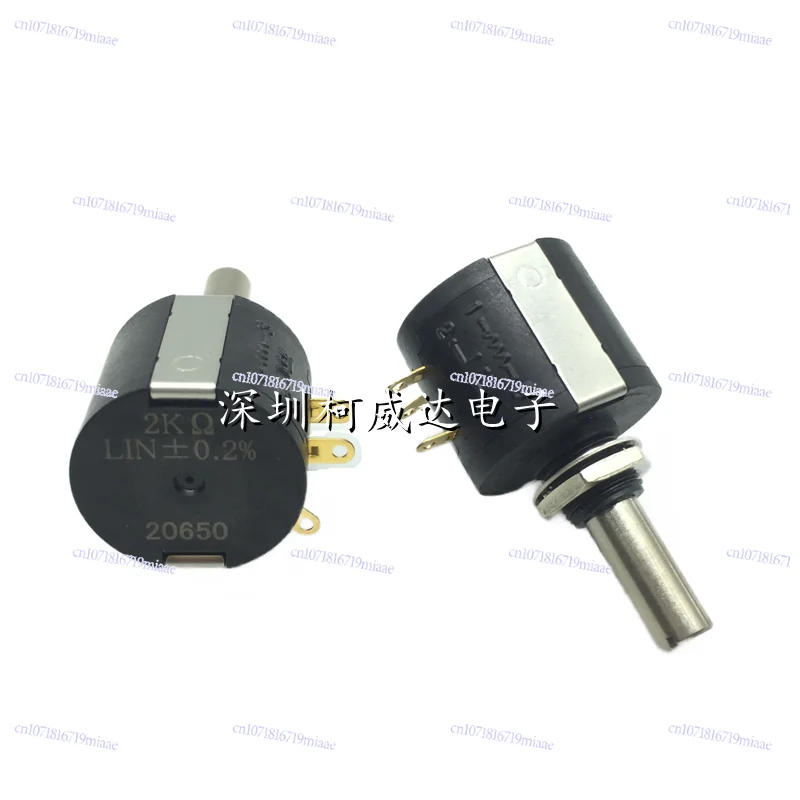

M22E10 LIN±0.2% 1K 2K 5K 10K 20K 100K，Rotate 3600 Degrees 1pcs，Multi-turn Potentiometers
