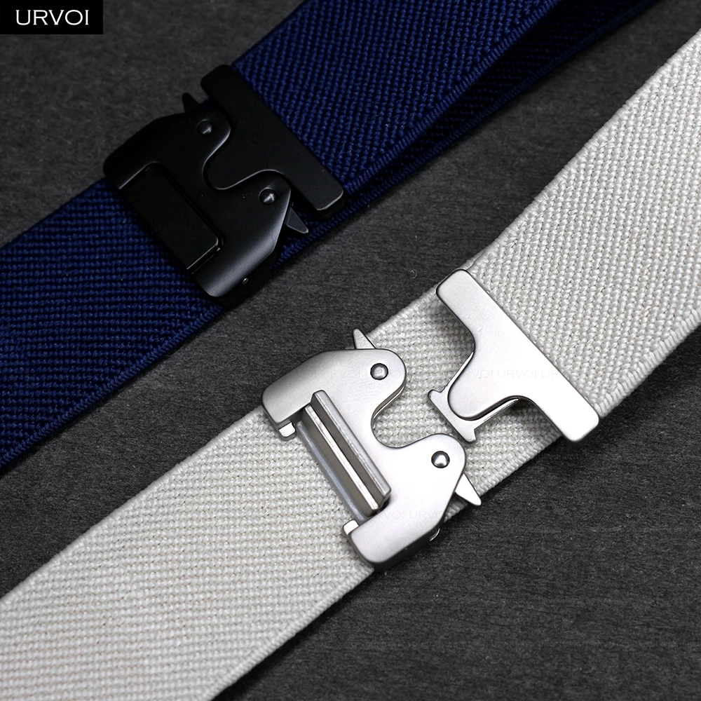 URVOI Band for Apple Watch Ultra 3 2 Series 11 10 9 8 Elastic woven nylon strap parachute buckle wristband for iWatch fashion