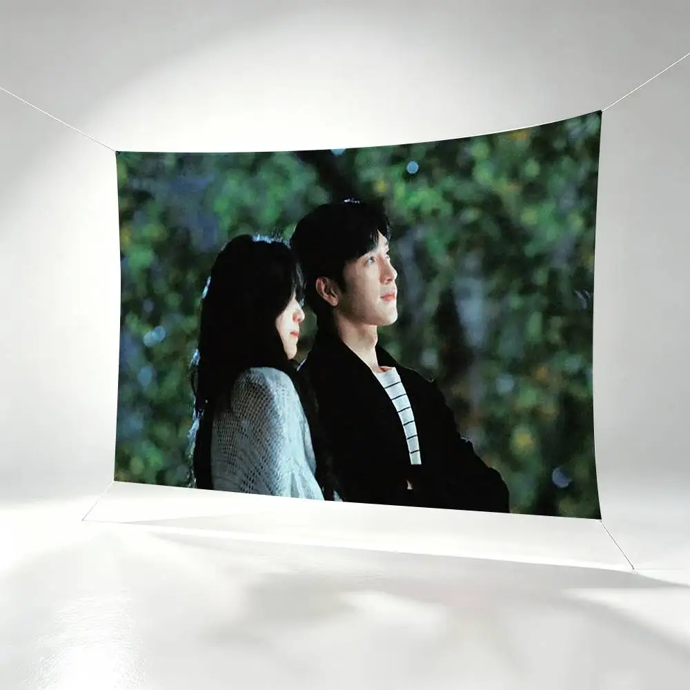 The Early Spring J-Jing Boran as Luan Nian Luke Flags Wall Hanging Background Art Banner for Bedroom Home Outdoor Decor