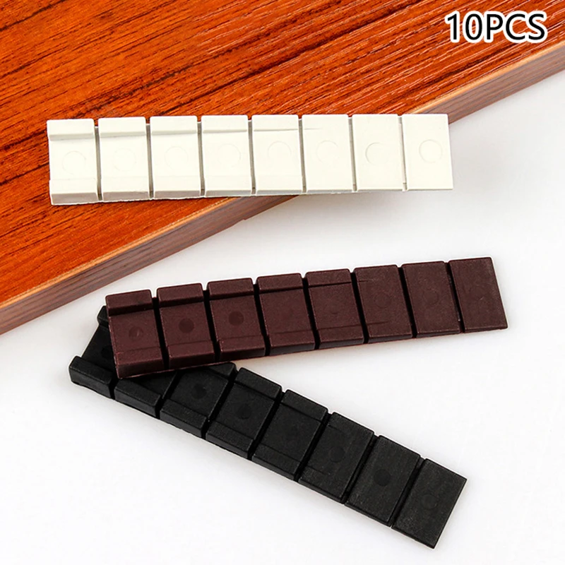 

10 PCS Flexible Plastic Wedges Shims Leveling Table Shims Premium Furniture Levelers Shim Wedges Pads For Door Cabinet