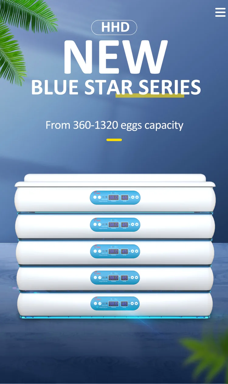 HHD WONEGG 600 Eggs Incubator, Italian Auto Hatcher for Farm