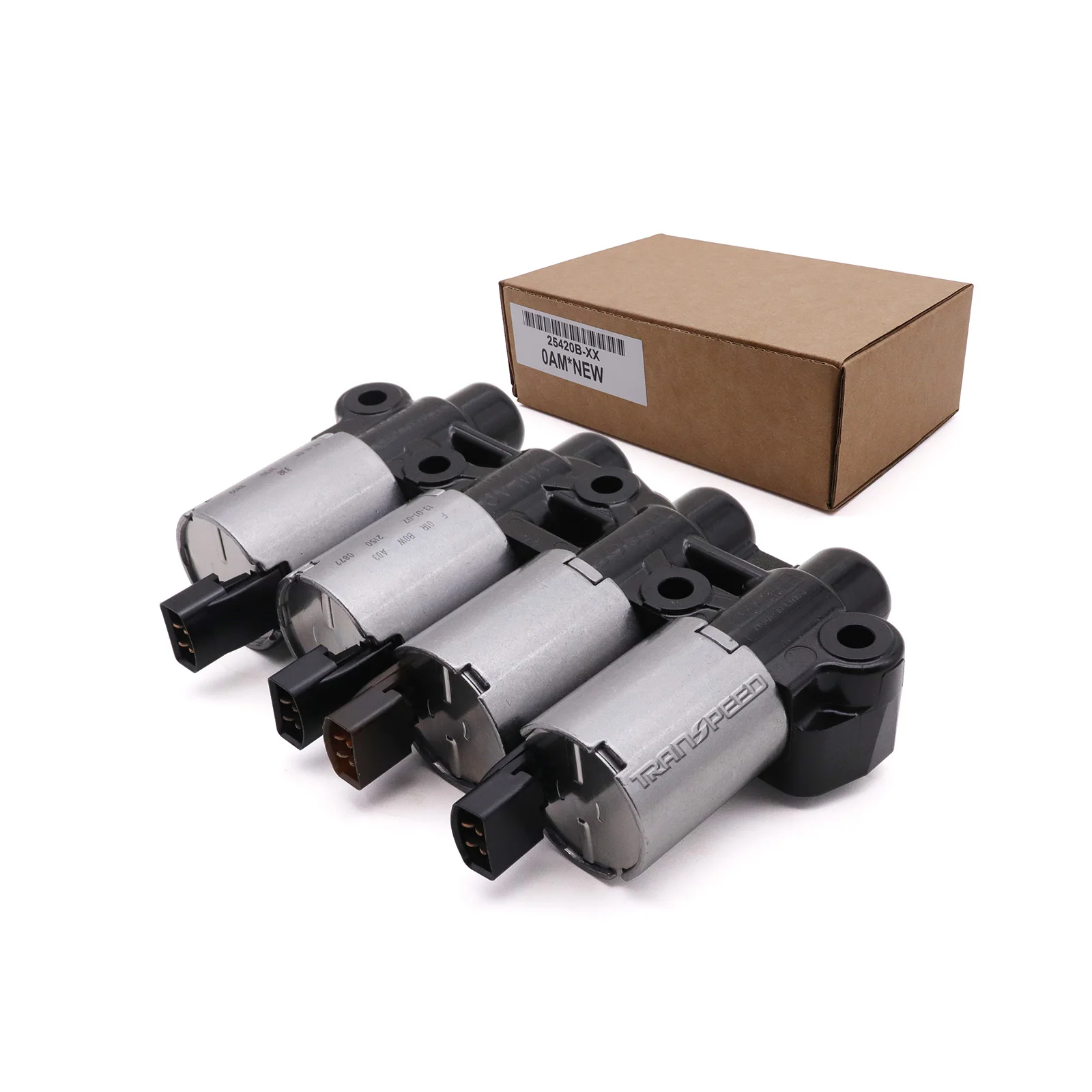 TRANSPEED 0AM DQ200 DSG Auto Transmission 4PCS Solenoid Valve Kit New Version For VW SEAT SKODA DSG 7 SPEED Gearbox