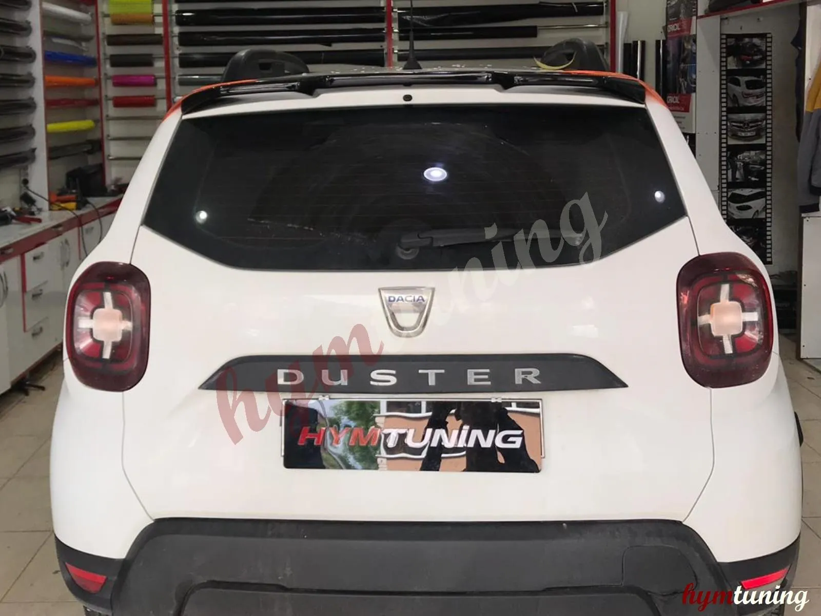 

Rear Spoiler For Dacia Duster MK2, Shiny Black Colored Painted 2018 2019 2020 Auto Accesories, Roof Wing