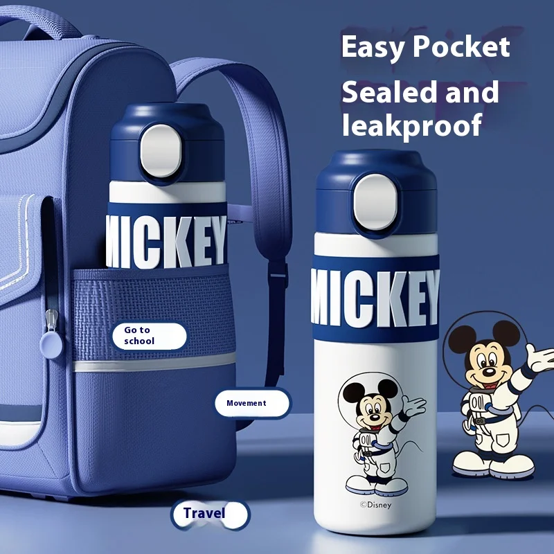 Disney Cartoon Mickey Smart Thermos Cup For Children 316 Stainless Steel Special Kettle For Primary School Students For Children