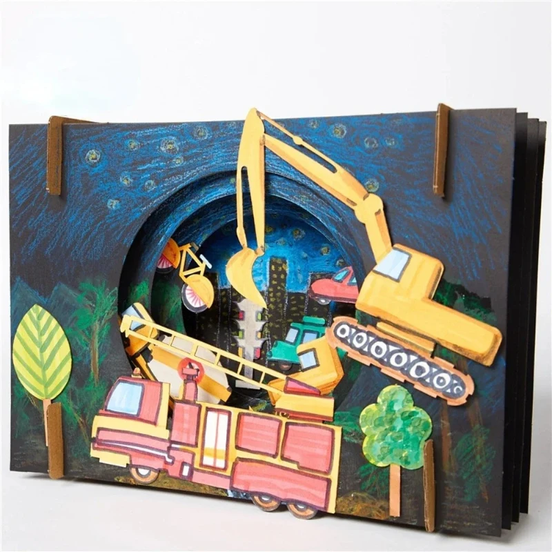 1 قطعة DIY بها بنفسك واسعة السماء المرصعة بالنجوم الحرفية لعب للأطفال ديناصور اليدوية طفل الحرف رسم لعبة اللوحة الحرفية عدة لعبة تعليمية هدية #1