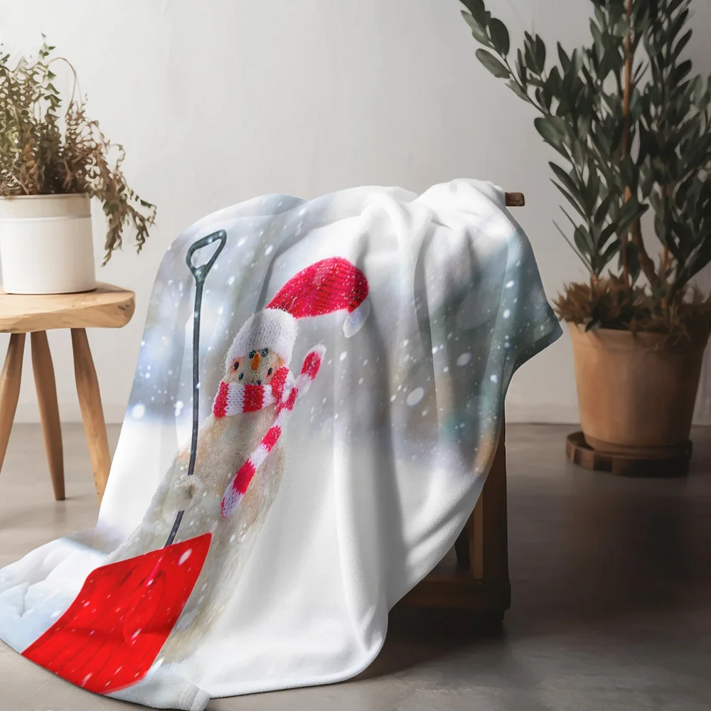 

Рождественское одеяло TuniuSoft для детей, подростков и взрослых — уютный диван-кровать, плед для комнаты, дизайн Санта-Клауса
