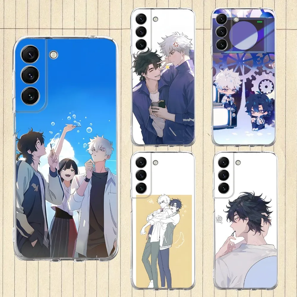 Anime L-LinkS C-ClickS  Phone Case Silicone For Samsung S30,S23,21,22,20 Ultra,S20 FE lite,S10,9,PIus Note20ultra Cover Clear