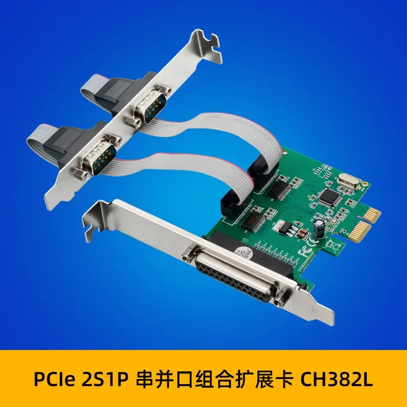 for SUNWEIT ST36 PCIe x1 CH282 2S1P Native Industrial RS-232 LTP1 Port Expansion Card High Performance Multi Serial Parallel