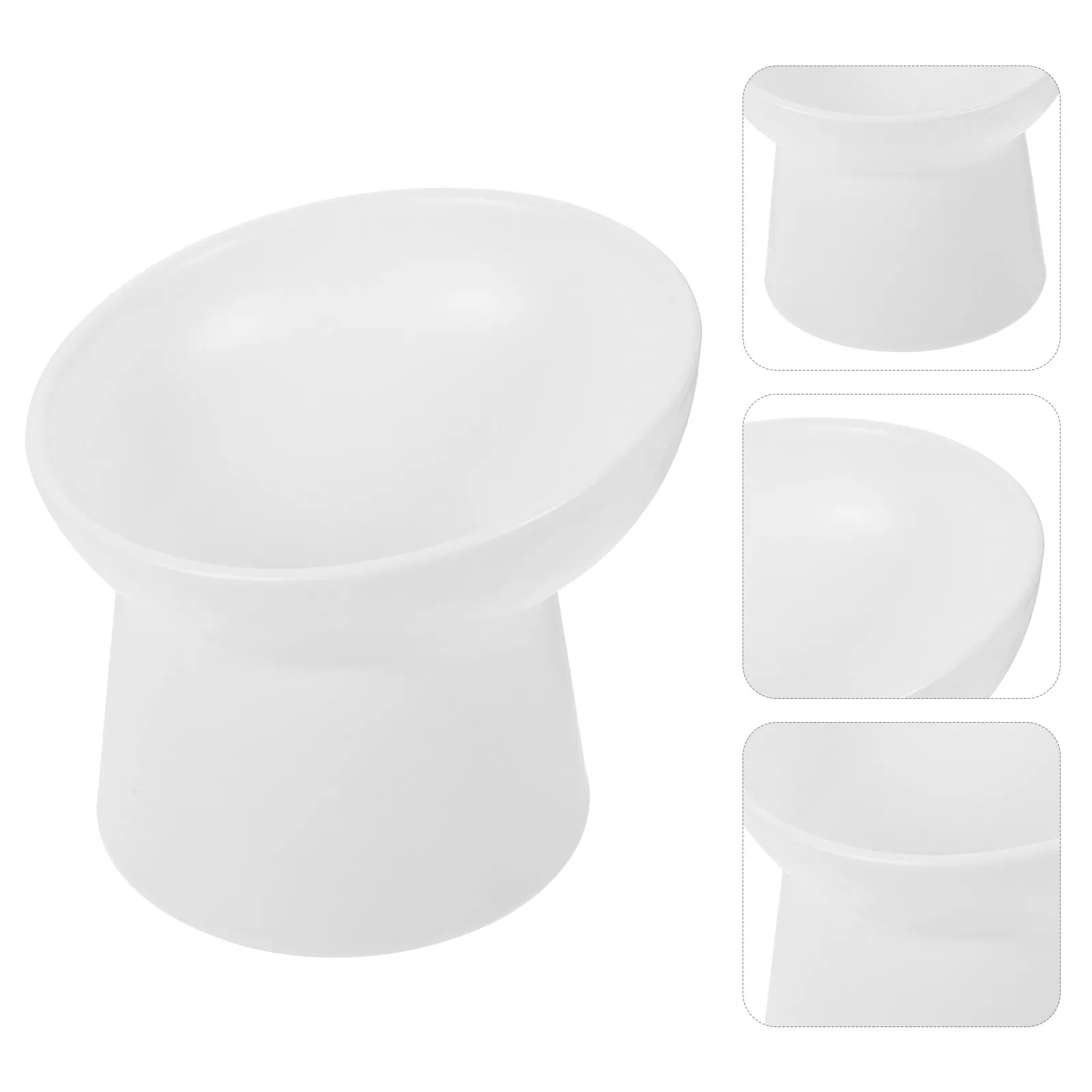 

Керамическая миска для кошек с защитой шеи, долговечная, с устойчивой к царапинам поверхностью, идеальна для домашнего использования, многофункциональная