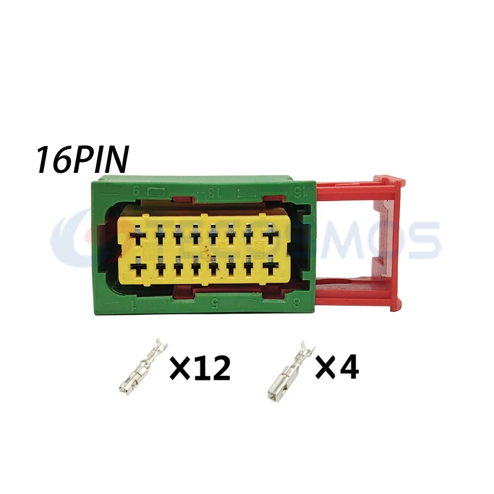 

1/5/10 SET 16pin Female Automotive Fuse Box Harness Connector Plug Waterproof Shell Suitable for Citroen CT16-0030M-5
